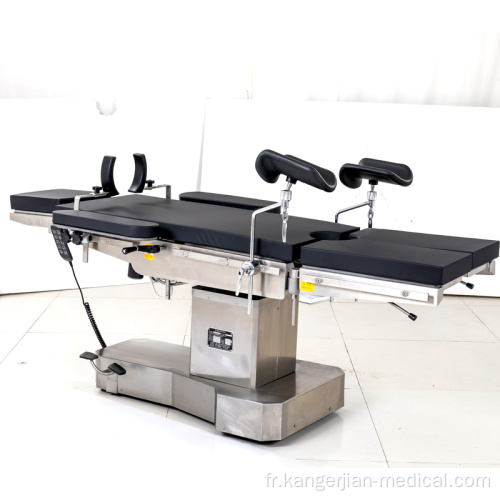 KDT-Y09A Hôpital électrique en acier inoxydable Table de la colonne vertébrale opérationnelle du terrain militaire de terrain